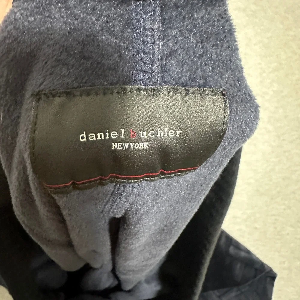 Daniel Buchler Velour Geometric Textured Jogger Lounge Pants Blue Mens XXL